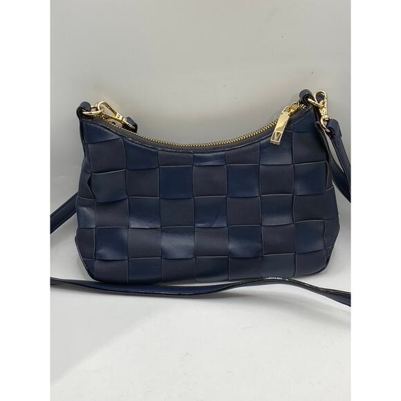 VICTORIA'S SECRET Women's Navy Blue Woven Crossbody Bag - Picture 2 of 10